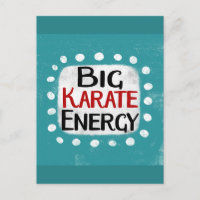 Carte postale Big Karate Energy