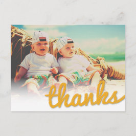 Carte Postale Big Sketch Merci Twins Anniversaire Photo Merci