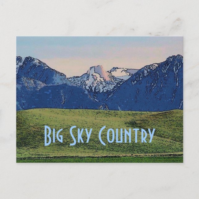 Carte postale Big Sky Country (Devant)
