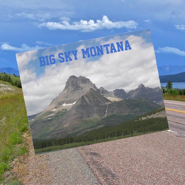 Carte Postale Big Sky Montana (In Situ Road)