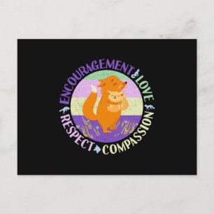 Carte Postale Big Soeur Love - Fils Bonifié Fox