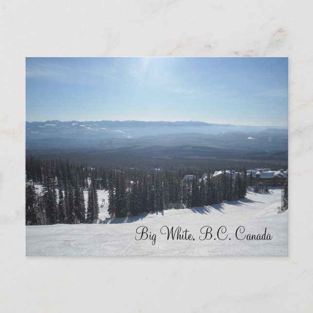 Carte Postale Big White, C.-B. Canada (Devant)