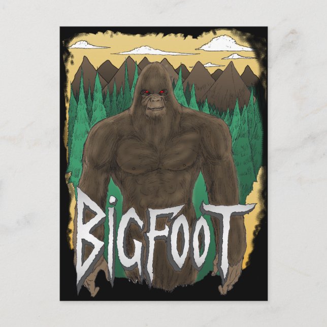 Carte Postale Bigfoot (Devant)