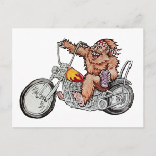 Carte Postale Bigfoot Biker
