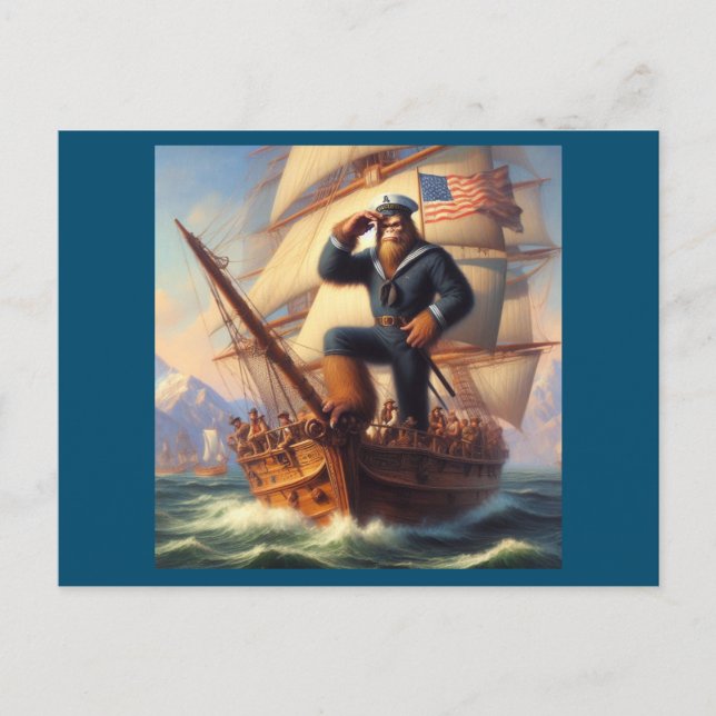 Carte Postale Bigfoot Sailor (Devant)