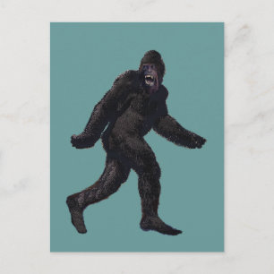 Carte Postale Bigfoot Sasquatch Yetti