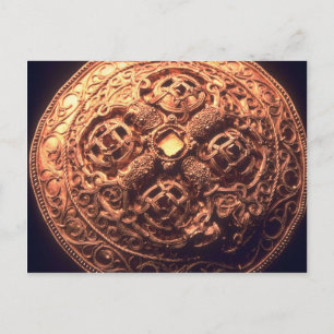 Carte Postale Bijou de broche viking pour les riches