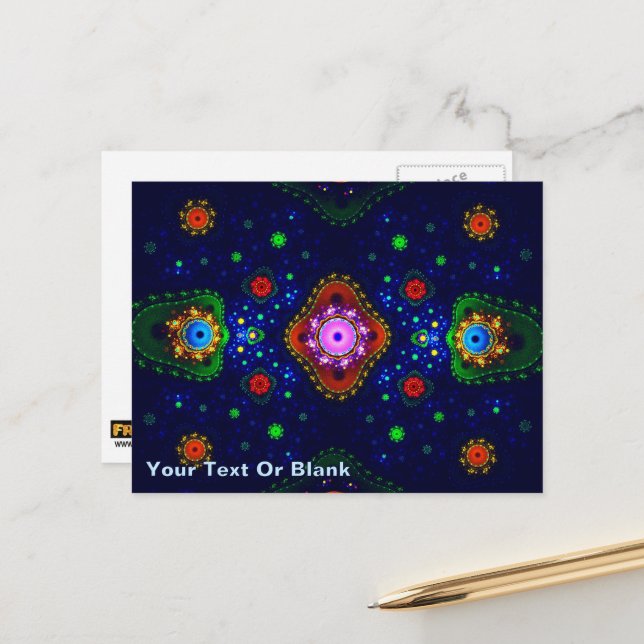 Carte Postale Bijoux (Devant/Arrière en situation)