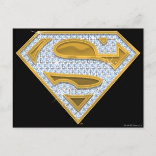 Carte Postale Bijoux bleu supergirl