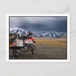 Carte Postale Biking in the Altai Mountains - Mongolia Postcard