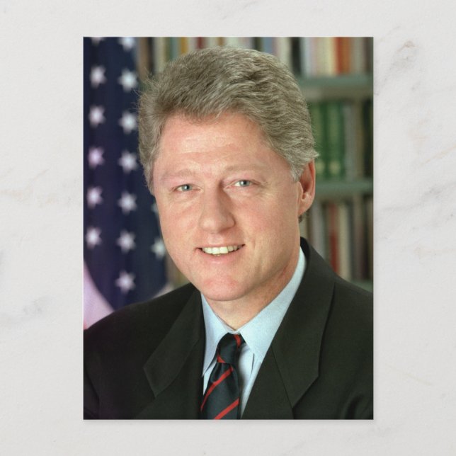 Carte Postale Bill Clinton (Devant)