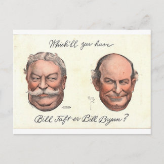 Carte Postale Bill Taft er Bill Bryan ?