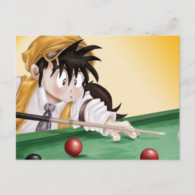 Carte Postale Billard (carte postale) (Devant)