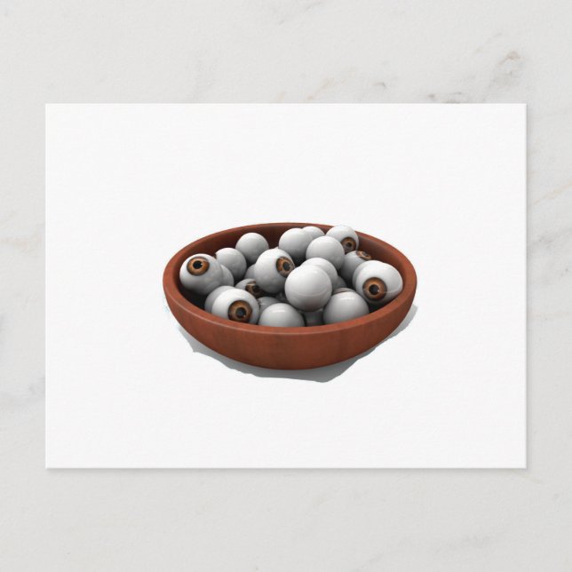 Carte Postale billes d'halloween (Devant)