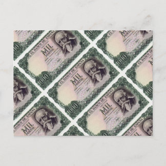 Carte Postale Billete 1.000 Ptas.