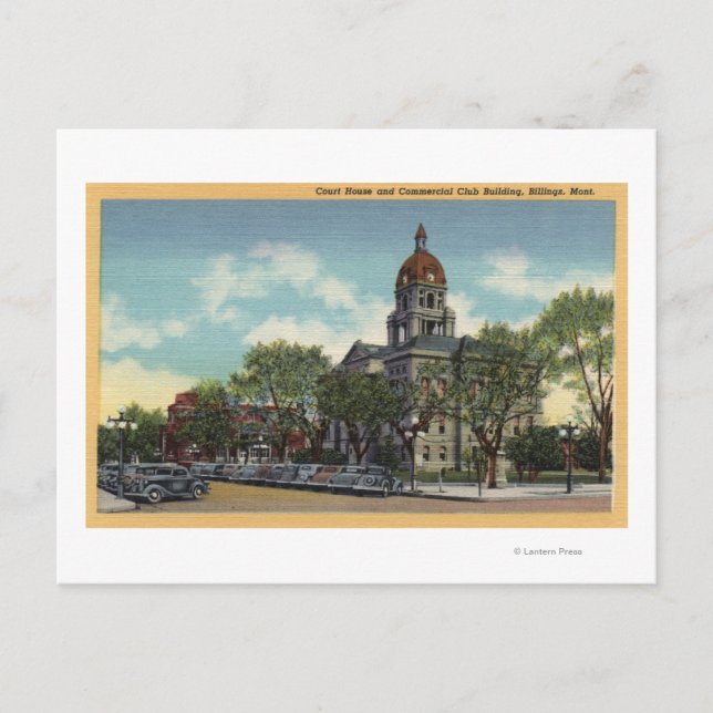 Carte Postale Billings, Montana (Devant)