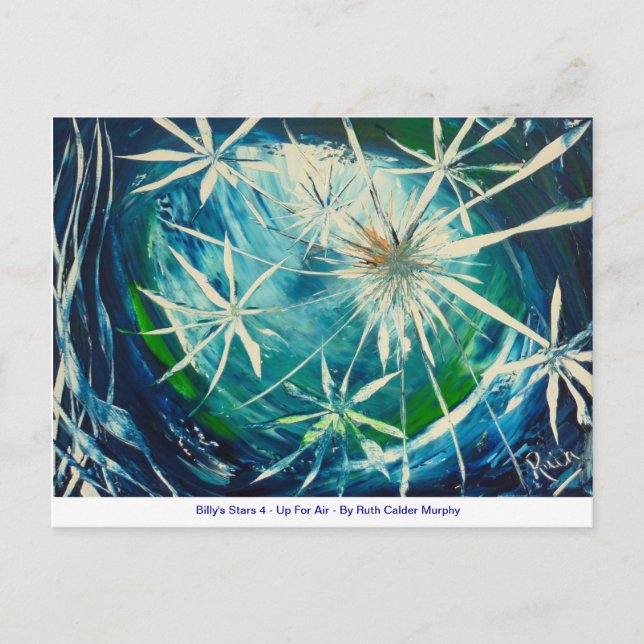 Carte Postale Billy's Stars 4 - Up For Air - Ruth Calder Murphy (Devant)
