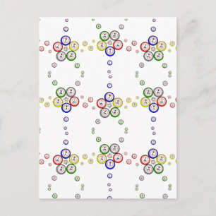 Carte Postale Bingo Balls