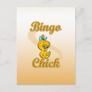 Carte Postale Bingo Chick