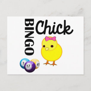 Carte Postale Bingo Chick