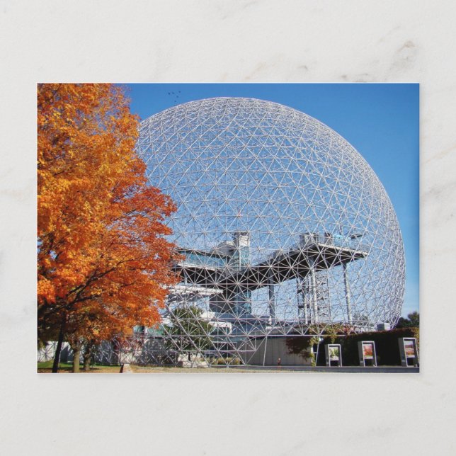 Carte Postale Biosphère Montréal (Devant)