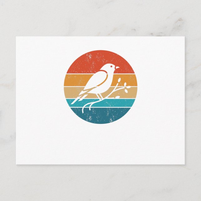 Carte Postale Bird Watching Birds Observer Bird (Devant)