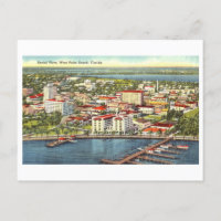 Bird's-Eye View of West Palm Beach, Floride,