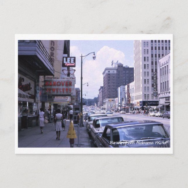 Carte postale Birmingham Alabama 1964 (Devant)