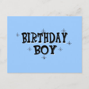 Carte Postale Birthday Boy