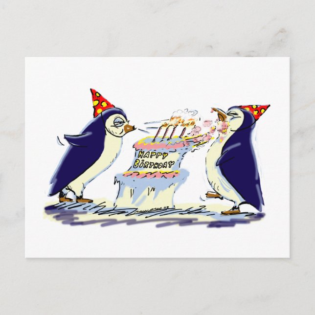 Carte Postale BiRtHdAy PeNgUiN (Devant)