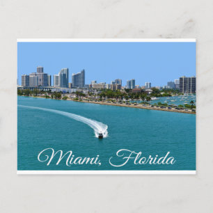 Carte postale Biscayne Bay Miami Beach Floride