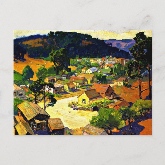 Carte Postale Bischoff - Cambria, une ville paisible de Californ (Devant)