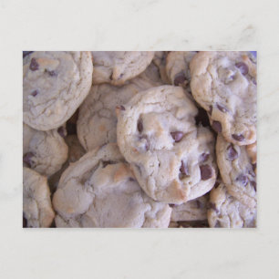 Carte Postale Biscuits au chocolat délicieux Photographie