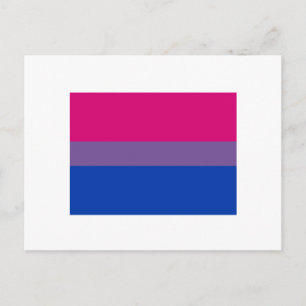 Carte Postale Bisexual pride