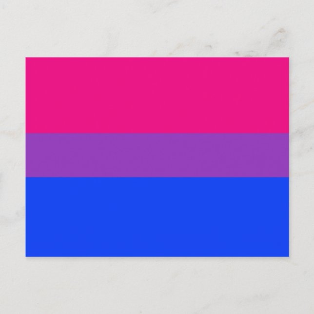 Carte Postale Bisexual pride (Devant)