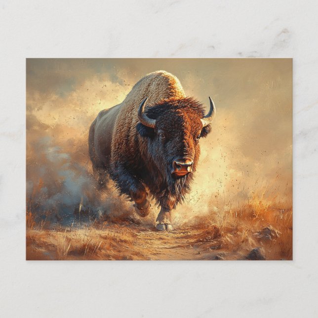 Carte Postale Bison sauvage (Devant)