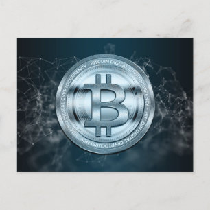 Carte Postale Bitcoin cool