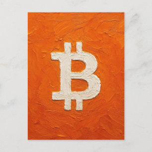 Carte Postale Bitcoin Standard (Huile, Style : 2)