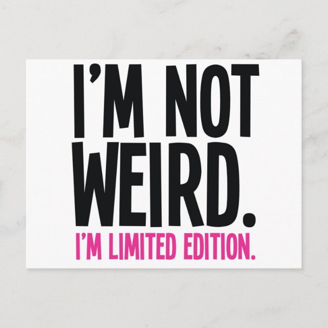 Carte Postale bizarre (Devant)