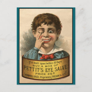Carte Postale Bizarre and Funny Vintage Ad