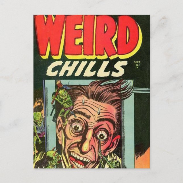 Carte Postale Bizarre Chills Comic book (Devant)