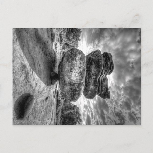 Carte Postale Black and White Idol Rock Photo Brim (Devant)
