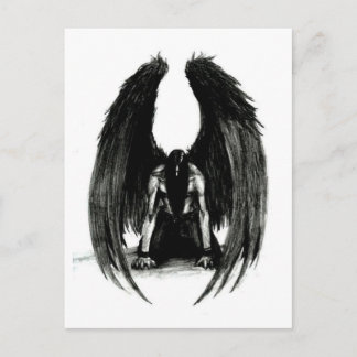 Carte postale Black Angel