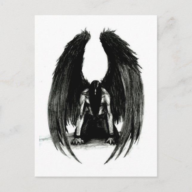 Carte postale Black Angel (Devant)