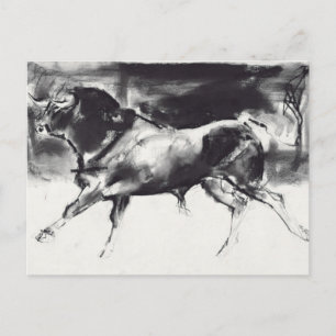 Carte Postale Black Bull