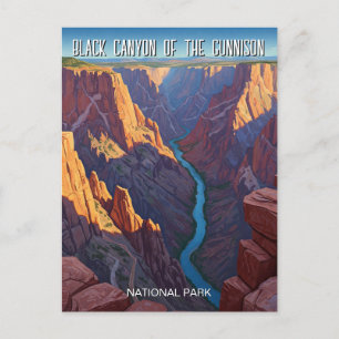 Carte Postale Black Canyon of the Gunnison National Park Travel
