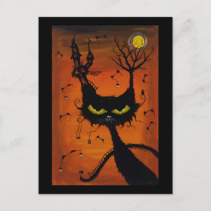 Carte Postale Black Cat Inn Postcard