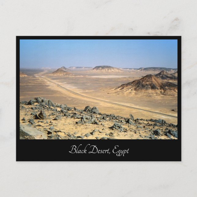 Carte Postale Black Desert View, Farafra, Egypte (Devant)