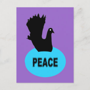 Carte postale Black Dove Peace