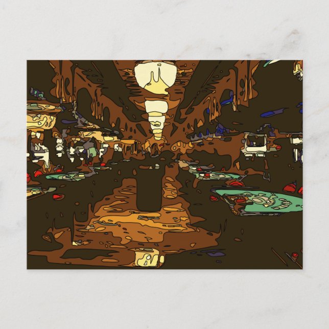 Carte Postale Black Jack et tables de poker à Las Vegas (Devant)